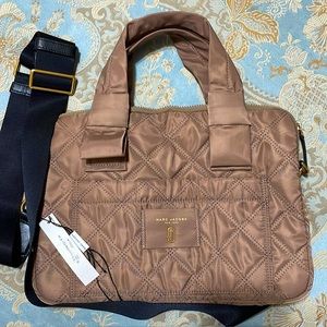 Marc Jacobs Quilted Nylon Laptop Bag